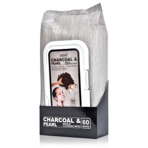 AZURE Charcoal & Pearl Detoxifying Facial Wipes