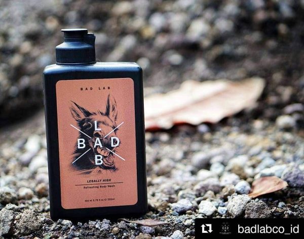 Bad Lab Gift Set Legally High, Men's Cool, Extra Fresh Mens 3 in 1 Body Wash
