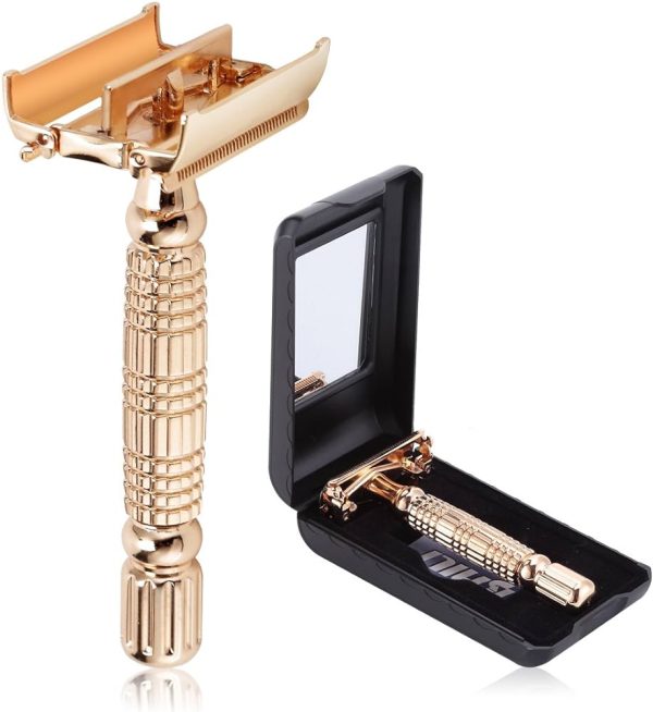 BAILI Classic Butterfly Open TTO Double Edge Safety Razor Wet Shaving Kit