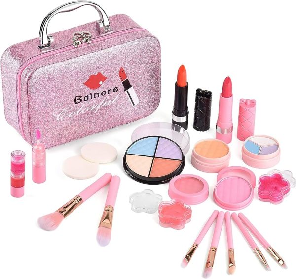 balnore 21 Pcs Washable Makeup Toy Set, Safe & Non-Toxic