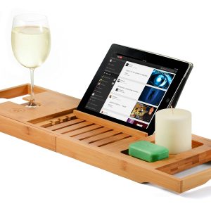 Bamboo Bathtub Tray Bath Tub Caddy