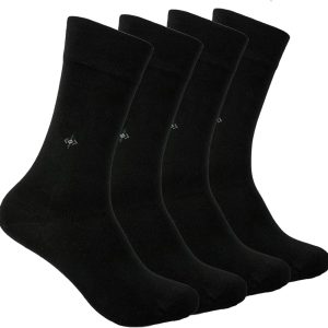 Bamboo Men's 4 Pair Socks - Soft Touch, Naturally Scented