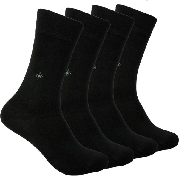Bamboo Men's 4 Pair Socks - Soft Touch, Naturally Scented