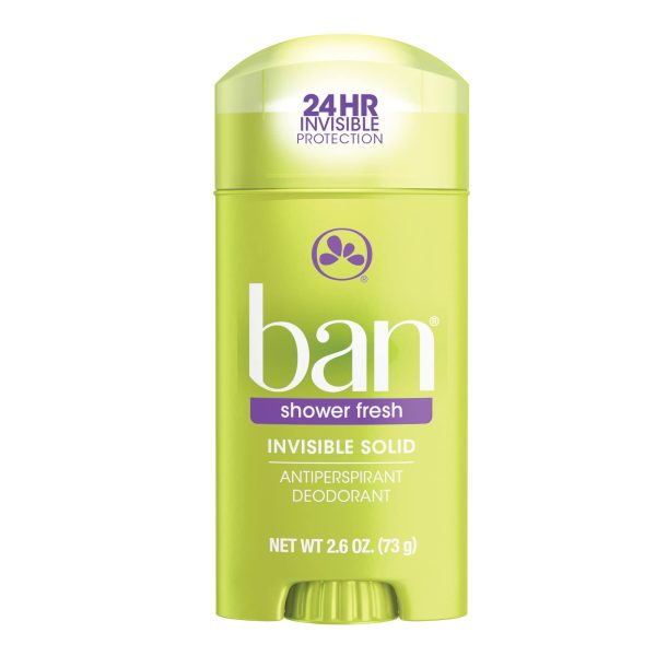 Ban Shower Fresh 24-hour Invisible Antiperspirant