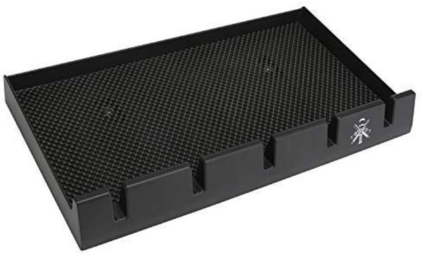 Barber Clipper Tray, Segbeauty Anti-slip Black Salon Clippers Organizer Razor Case