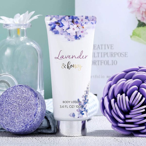 Bath and Body Gift Set - Body & Earth 8 Pcs Bath Spa Gift Sets Lavender&