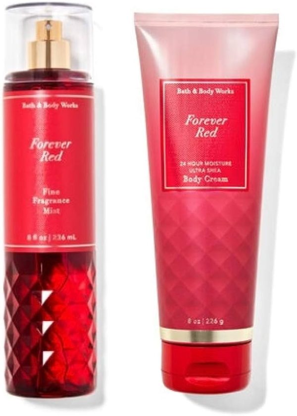 Bath and Body Works FOREVER RED Deluxe Gift Set - Body Lotion