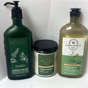 Bath & Body Works Aromatherapy Stress Relief Diffuser, Prime Spa Gift Set