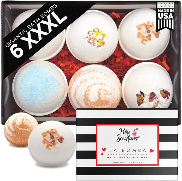 Bath Bomb Gift Set – Each of the 6 aromatherapy bath bombs