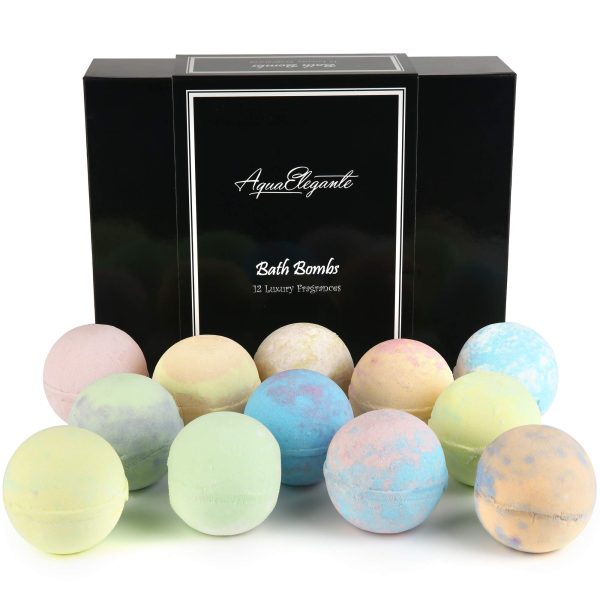 Bath Bomb Gift Set – 8 Vegan Bubble Fizzies for Relaxation and Stress Relief