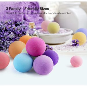 Bath Bombs Gift Set, Anjou 20 Pack Natural Essential Oils Spa Bath Fizzies
