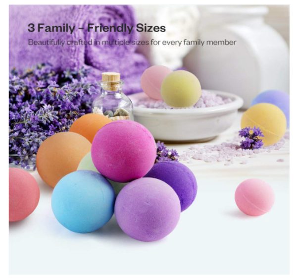 Bath Bombs Gift Set, Anjou 20 Pack Natural Essential Oils Spa Bath Fizzies