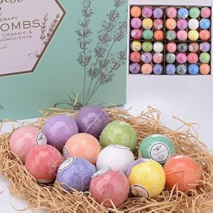 Bath Bombs Gift Set for Men and Women ~ Up To 100 Baths
