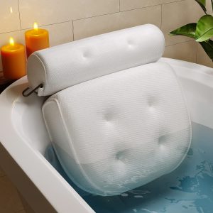 BathLife Full Body Bath Pillow Deluxe - Plush Quilted Bathtub Pillow