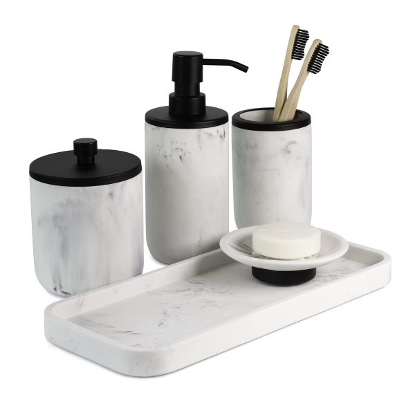 Bathroom Soap Dispenser Set - Bathroom Toothbrush Holder Set