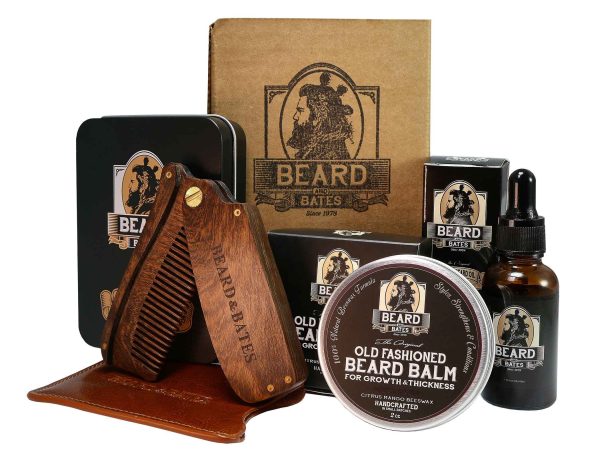 Beard & Bates | Grooming Essentials Beard Kit | Premium 19th Century Beard Balm