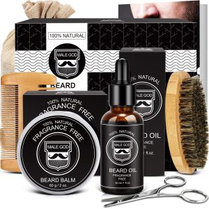 Beard Grooming Kit For Men: Premium Men's Set For Your Special Man