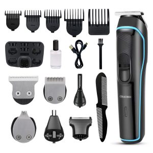 Beard Trimmer Grooming Kit for Men, Cordless Electric Hair Clipper