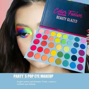 Beauty Glazed Colors Fusion Eyeshadow Palette 39 Shades Matte Shimmer