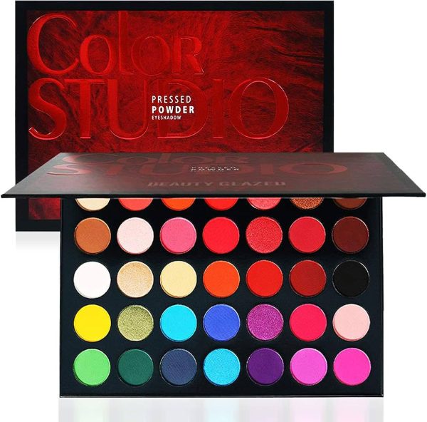 Beauty Glazed Make Up Eyeshadow Palette 35 Colors Blendable