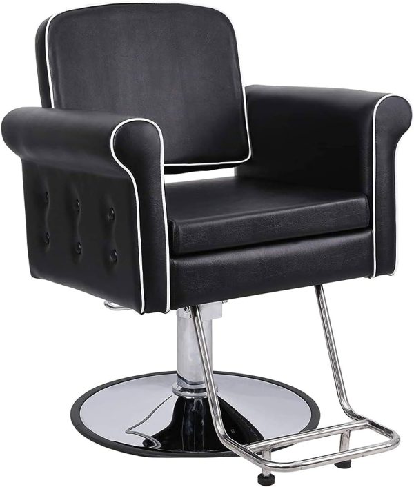 Beauty4Star Salon Hair Styling Chair with Hydraulic Pump for Hair Cutting