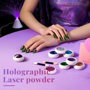 Beetles Chrome Nail Powder Mirror Effect Holographic Aurora Iridescent
