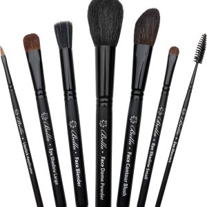 Discover Handmade USA Makeup Brushes Set – 7-Piece Premium Beauty Kit