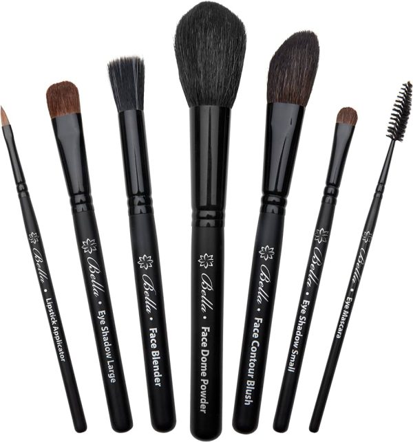 Discover Handmade USA Makeup Brushes Set – 7-Piece Premium Beauty Kit