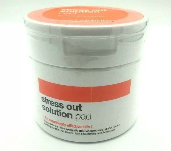 [BELLAMONSTER] Stress Out Solution Pad 155ml 70ea / 3D Embossed Vitamin A