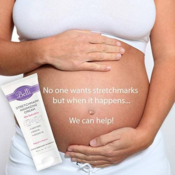 Belli Stretchmark Minimizing Cream. for Existing Stretch Marks of Any Age