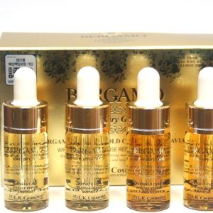 Bergamo / Luxury Gold Collagen & Caviar Wrinkle Care Repair Ampoule Set