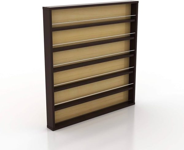BERKELEY Nail Polish Display Wall Rack Organizer Wood Stand