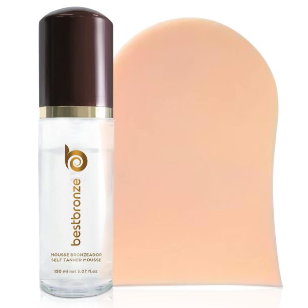 Best Bronze Self Tanner Mousse with Tanning Mitt Applicator