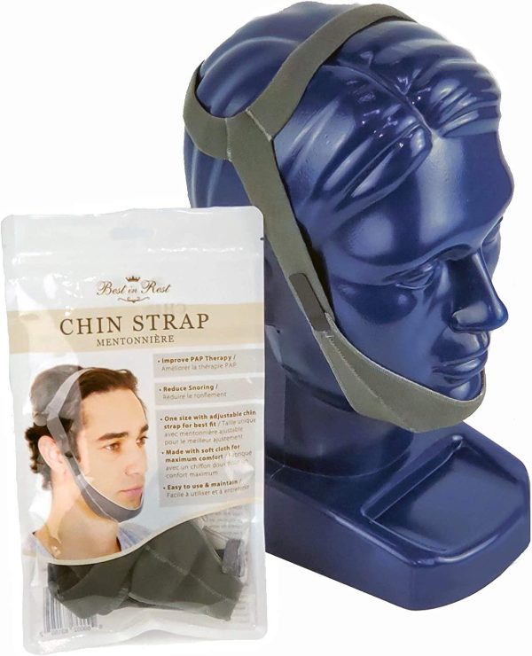 Best in Rest Premium Chin Strap, Adjustable Effective Anti Snoring