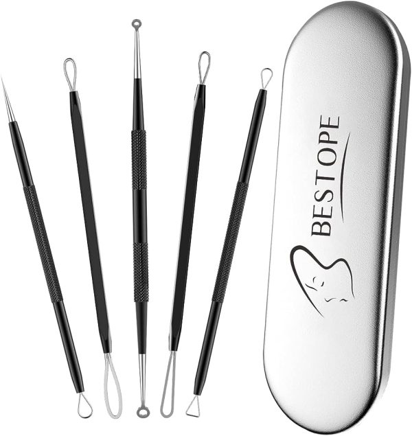 BESTOPE Blackhead Remover Pimple Comedone Extractor Tool Best Acne