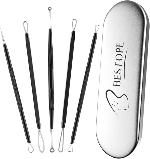 BESTOPE Blackhead Remover Pimple Comedone Extractor Tool Best Acne Removal
