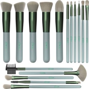 BESTOPE Professional Makeup Brushes Premium Synthetic Cosmetic Brush Set