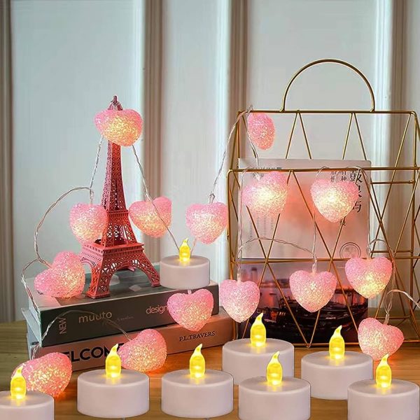BiKuiShi 6 Pack Scented Candles Gift Set Rose Soy Wax Tin Candles