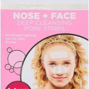 Bioré Nose+Face, Deep Cleansing Pore Strips, 14 Count, 7 Nose + 7 Chin