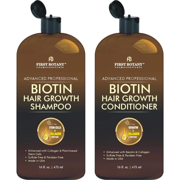 Biotin Shampoo and Conditioner for Hair Growth | Thickening Anti Hair Loss
