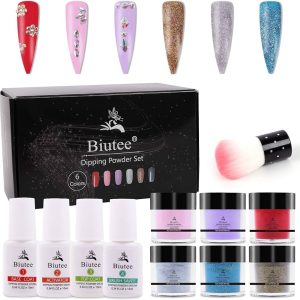 Biutee Dipping Powder Systerm Starter Kit Acrylic Dipping 6 Boxes