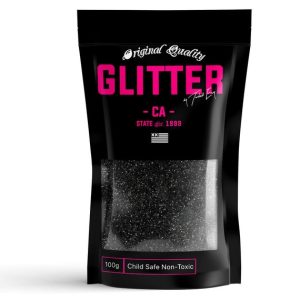 Black Premium Glitter Multi Purpose Dust Powder 100g / 3.5oz for use