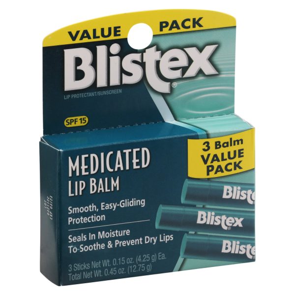 Blistex Medicated Lip Balm, 0.15 oz. stick