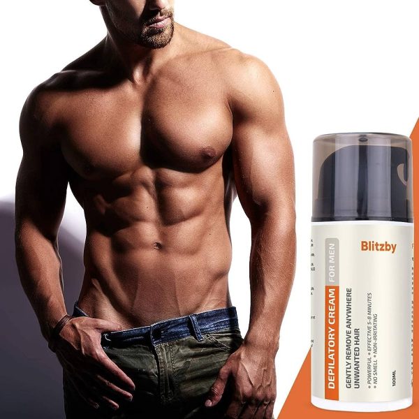Blitzby Depilatory Cream For Men and Hair Removal Cream For Men