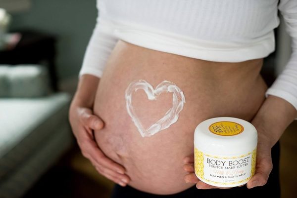 Body Boost Milk & Honey Stretch Mark Butter 8 oz.-Treat Stretch Marks