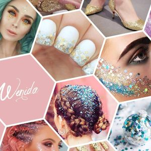 Body Glitter Wenida 9 Colors 190g Holographic Cosmetic Festival Makeup