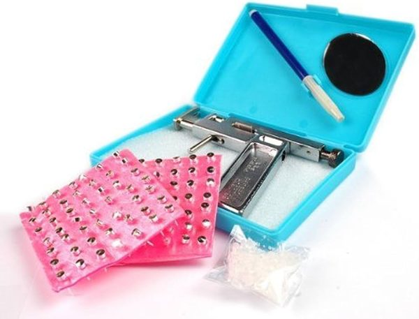 Body Ring Piercing Gun Kit Set