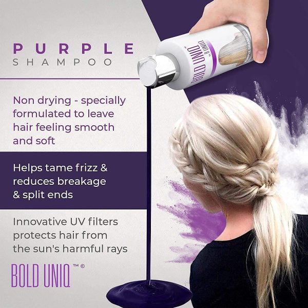 Bold Uniq Purple Shampoo & Boldplex 3 Bond Restore Hair Treatment