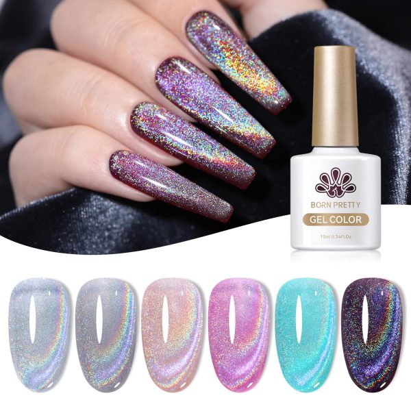 BORN PRETTY 9D Cat Eye Gel Polish Set DIY Galaxy Magnetic Soak