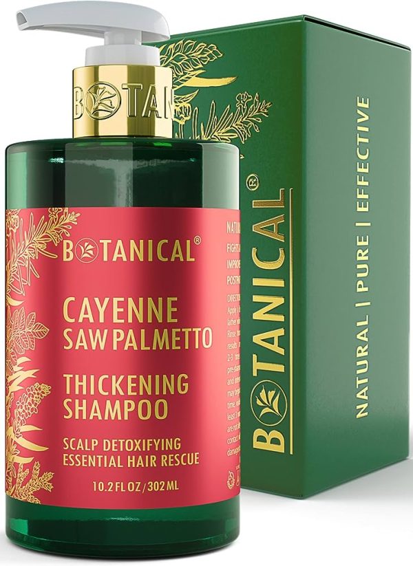Botanical Hair Growth Lab 3 Pc Value Set Cayenne - Saw Palmetto For Hair